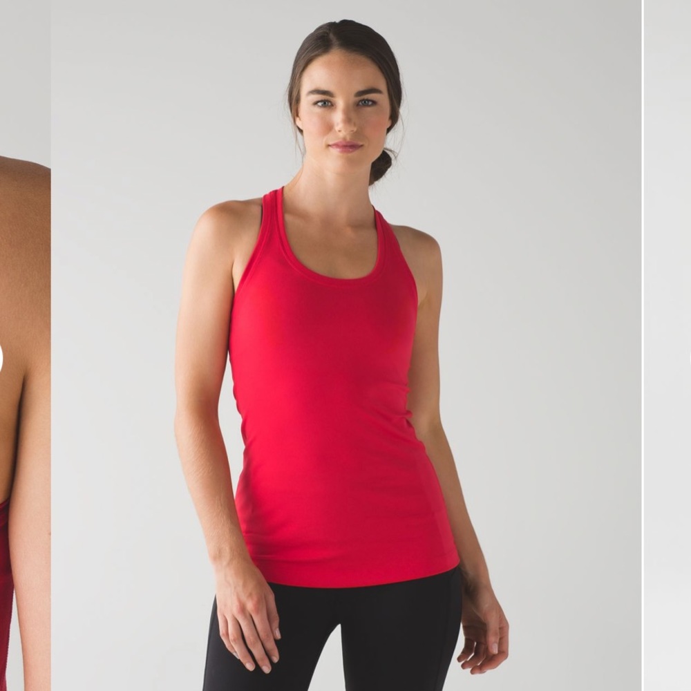 Lululemon Cool Racerback II true red size 6